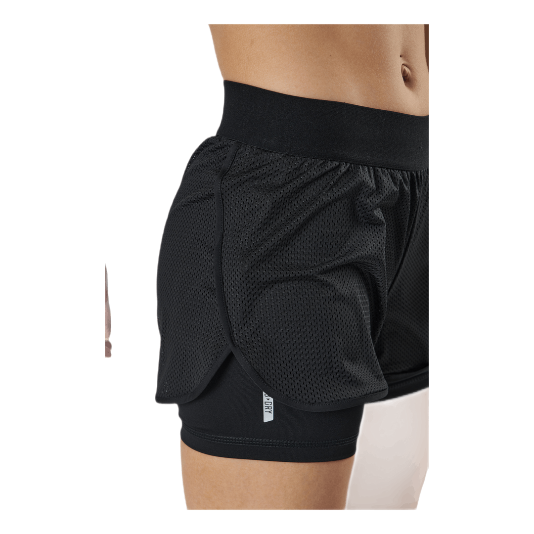 Jama Loose Train Shorts Black
