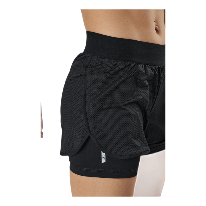 Jama Loose Train Shorts Black