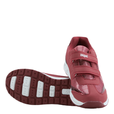 Roseau Girl Shoe W/Lights Red