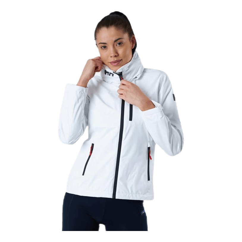 Crew Hooded Jacket White