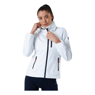 Crew Hooded Jacket White