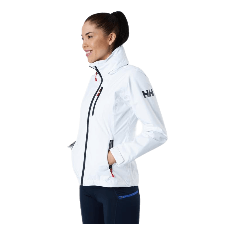 Crew Hooded Jacket White