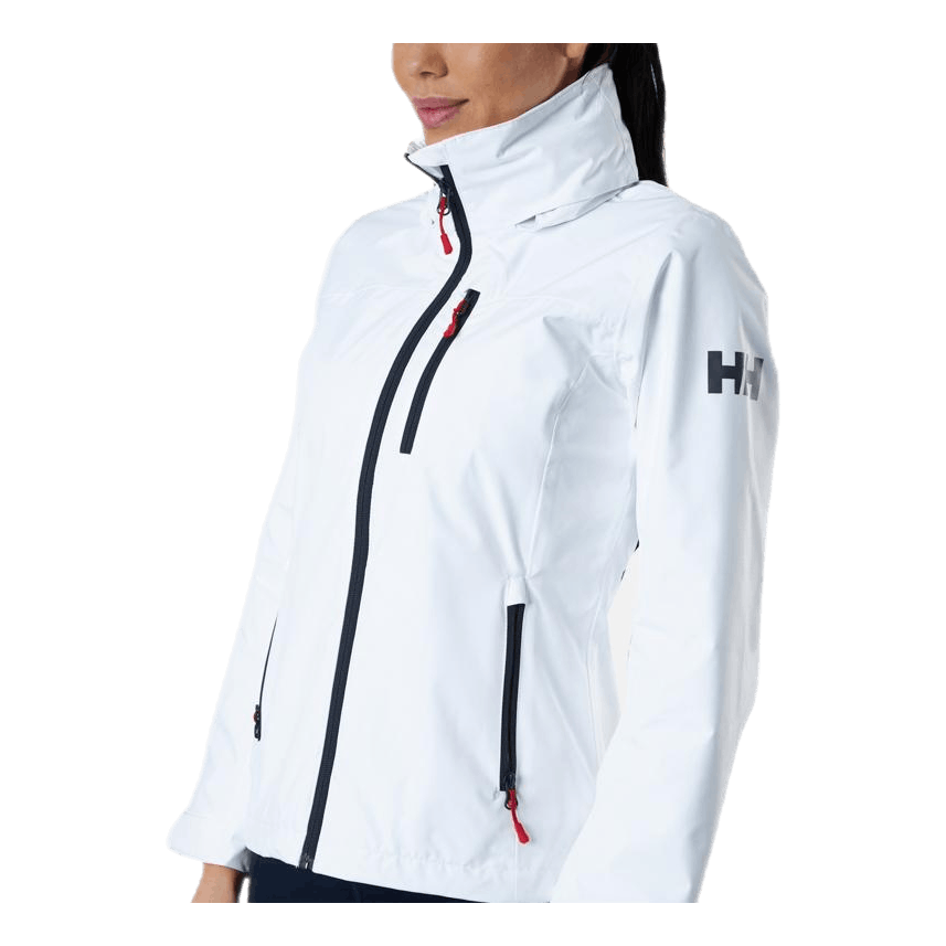 Crew Hooded Jacket White