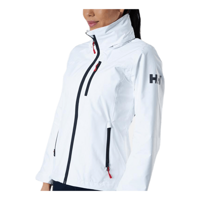 Crew Hooded Jacket White