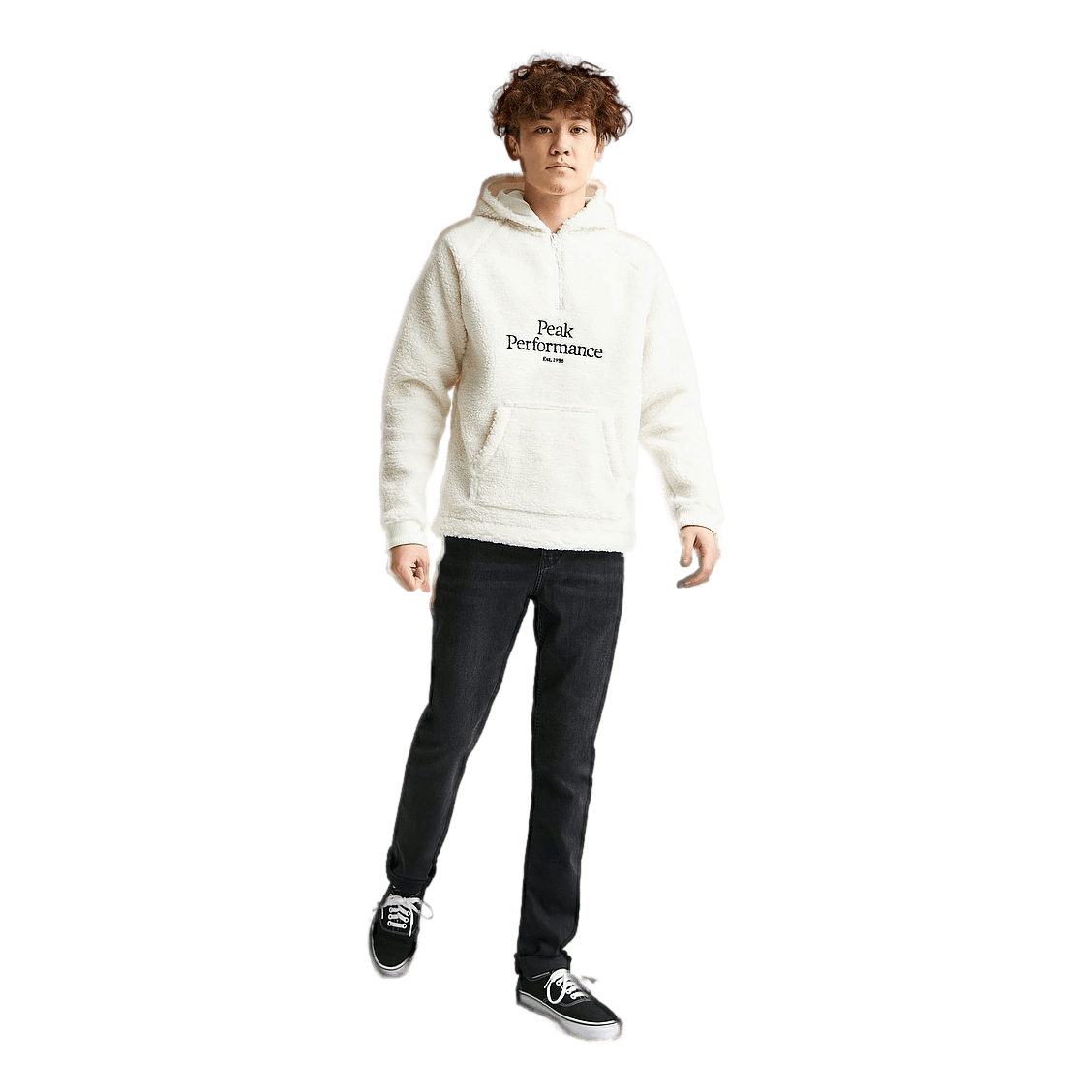 Junior Original Pile Half Zip Offwhite