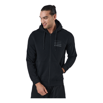 M Ground Zip Hood Black