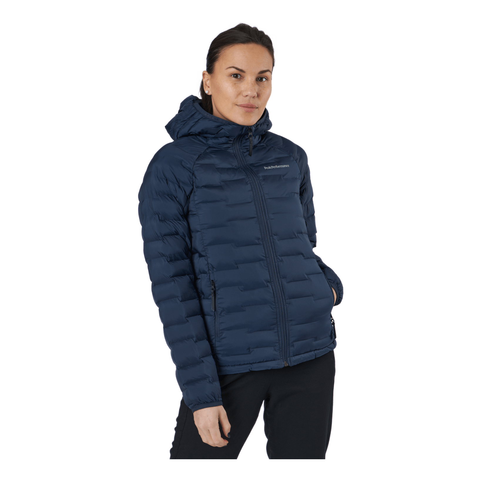 W Argon Light Hood Jacket Blue Shadow Peak Performance