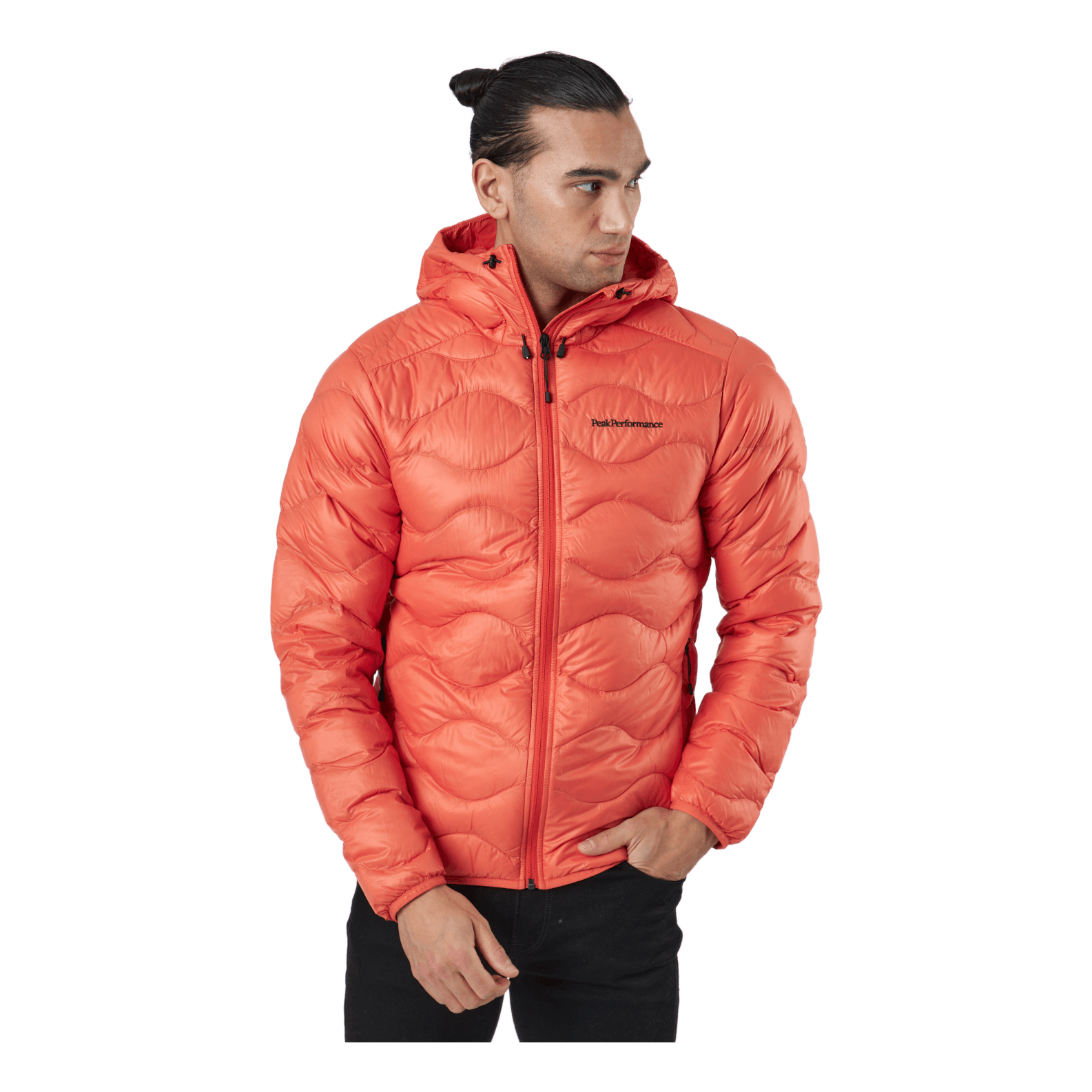 M Helium Hood Jacket Zeal Orange Peak Performance Runforest