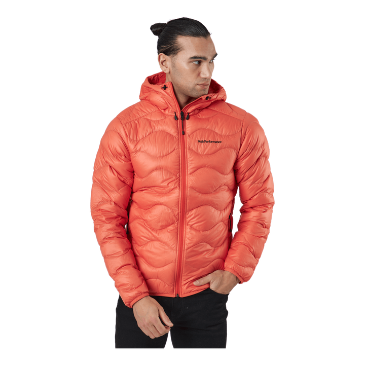 M Helium Hood Jacket Zeal Orange Peak Performance Runforest