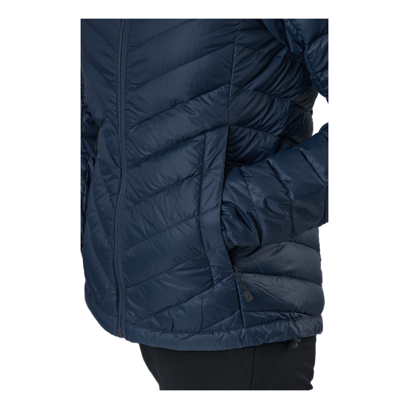 W Frost Down Hood Jacket Blue Shadow