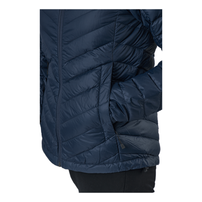 W Frost Down Hood Jacket Blue Shadow