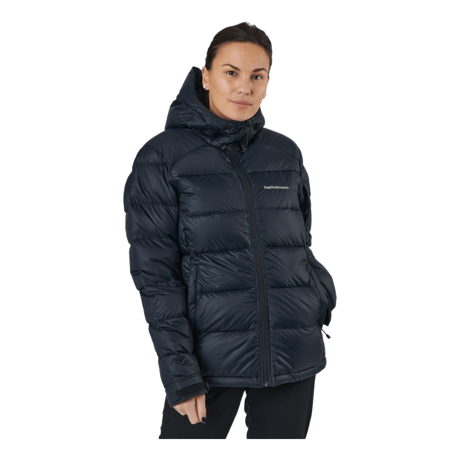 W Frost Down Jacket Black Peak Performance Runforest