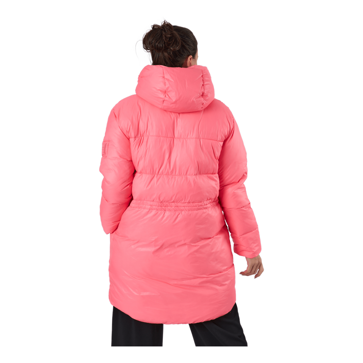 W. Mid Length Shiny Jacket Happy Pink