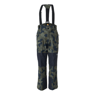 Cube Bib Pant Jr Camo Dark Khaki