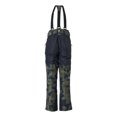 Cube Bib Pant Jr Camo Dark Khaki