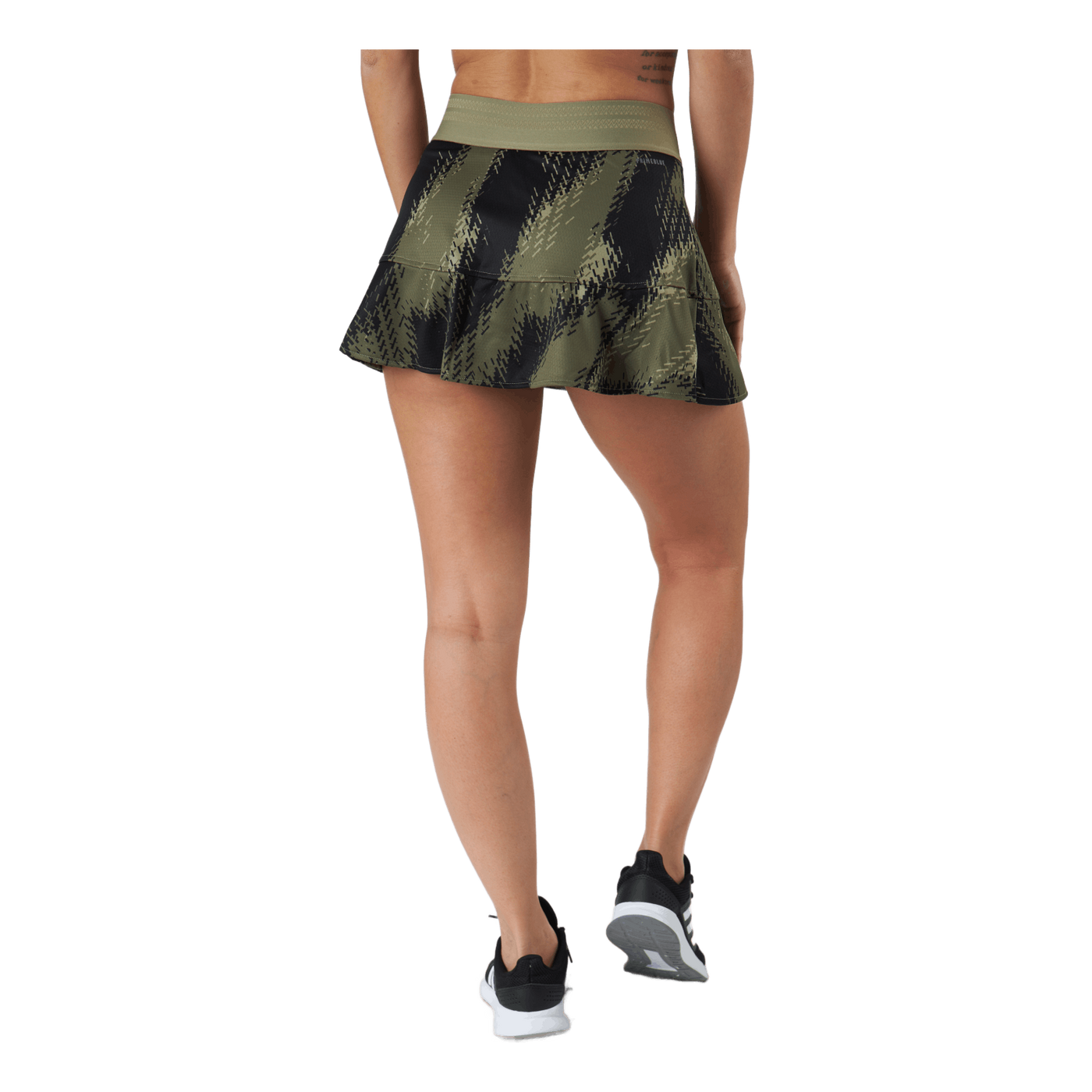 Printed Match Skirt P.blue 000/brown
