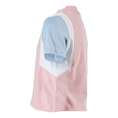 Teens Girls Samara Blocked Cro Coral Blush-blue Fog-bright Wh