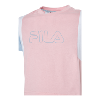 Teens Girls Samara Blocked Cro Coral Blush-blue Fog-bright Wh
