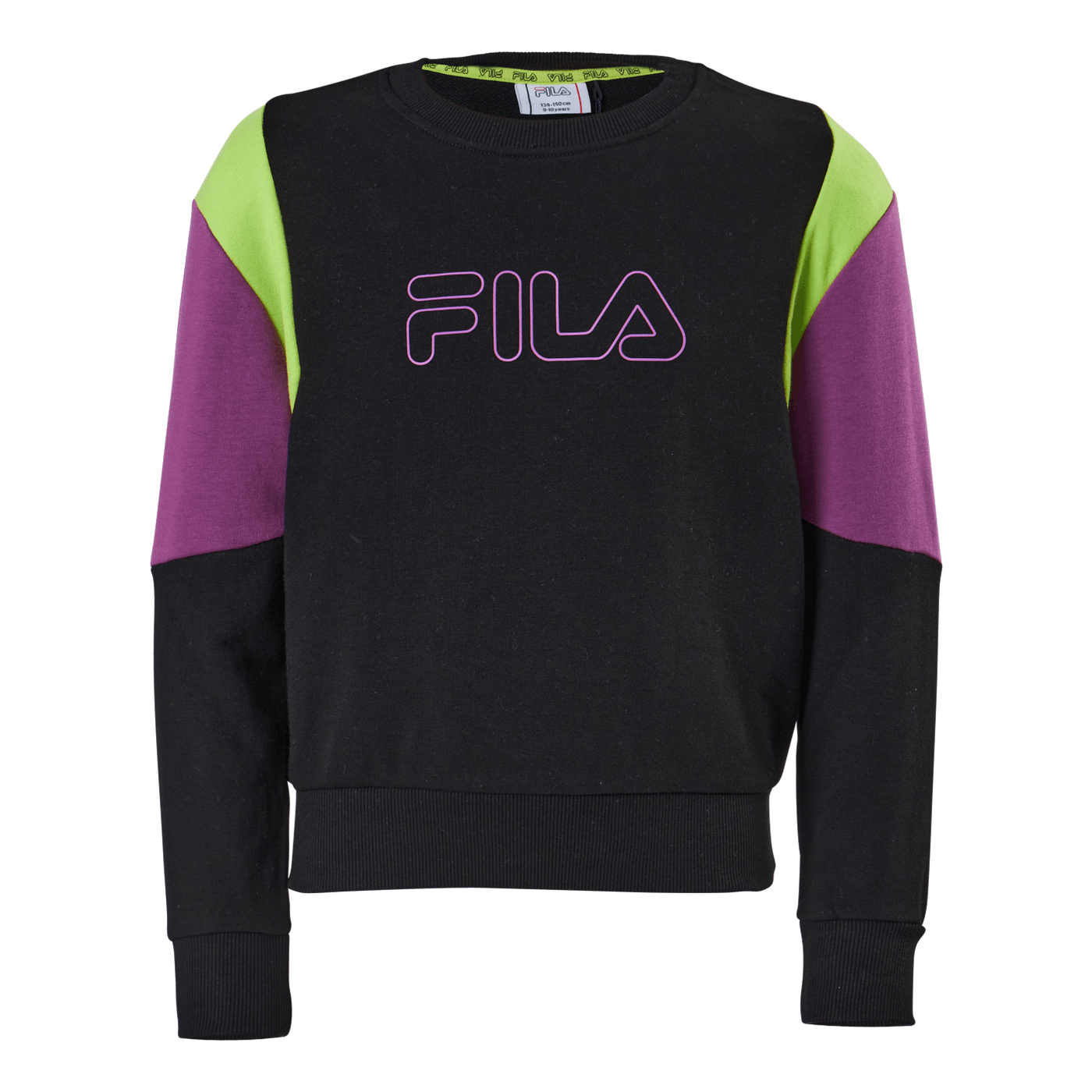Teens Girls Samia Cropped Bloc Black-hyacinth Violet-love Bir