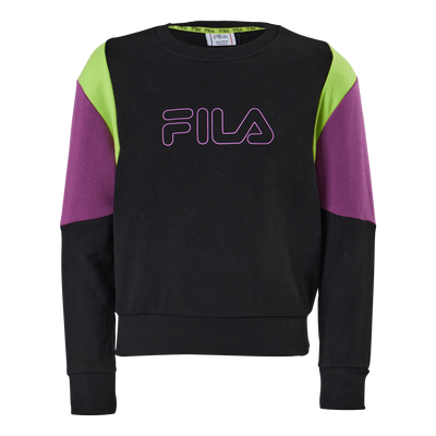 Teens Girls Samia Cropped Bloc Black-hyacinth Violet-love Bir