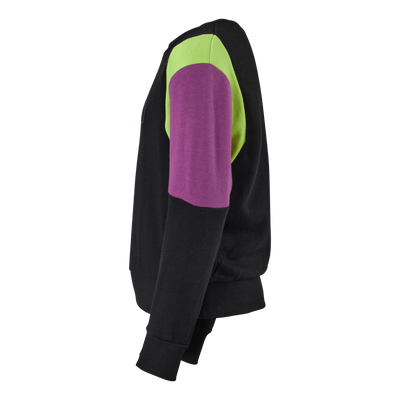 Teens Girls Samia Cropped Bloc Black-hyacinth Violet-love Bir