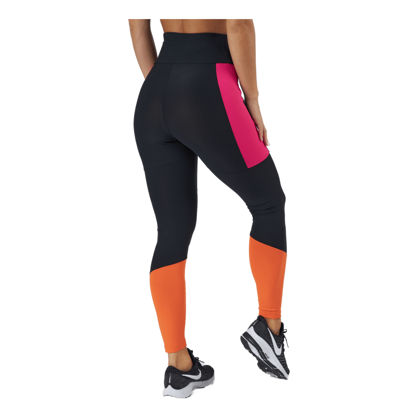 Paula High Waist 7/8 Tight Black-beetroot Purple-mandarin