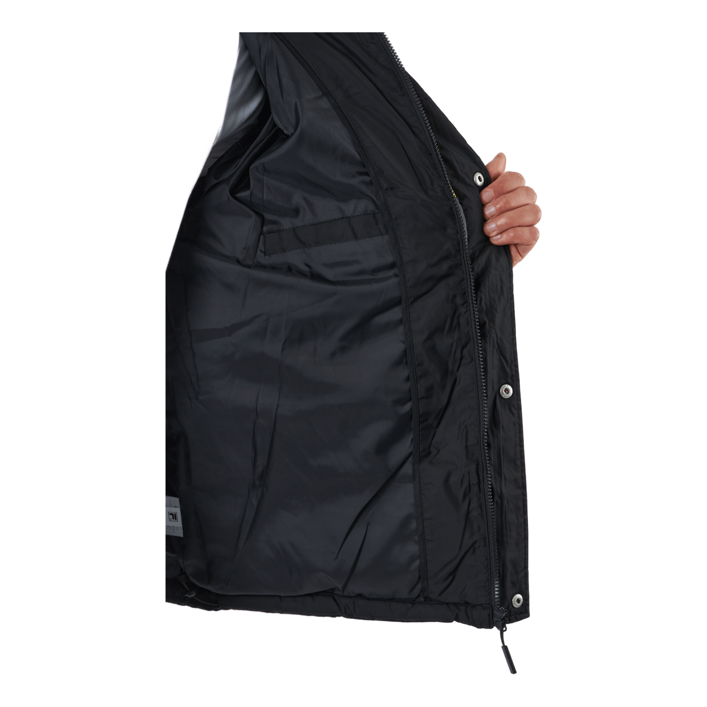 Pirro Blocked Puff Jacket Black-asphalt-sulphur Spring