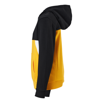 Teens Boys Lupo Blocked Hoody Black-saffron-bright White