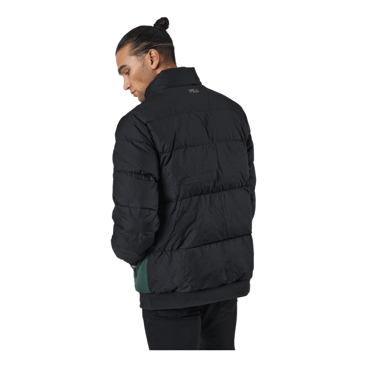 Men Oliver Puff Jacket Sycamore-black-bright White