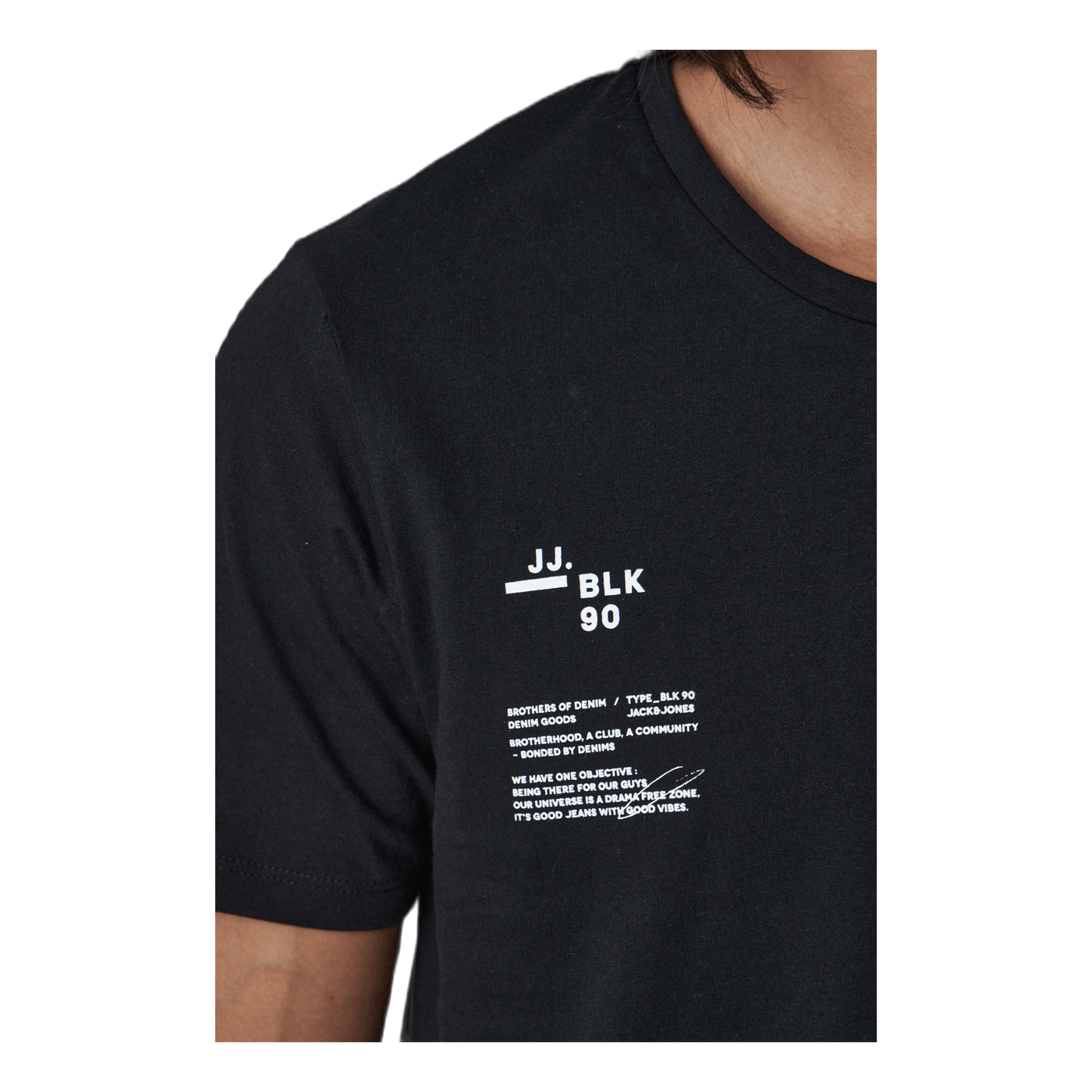 Fedo Tee Ss Crew Neck Svart