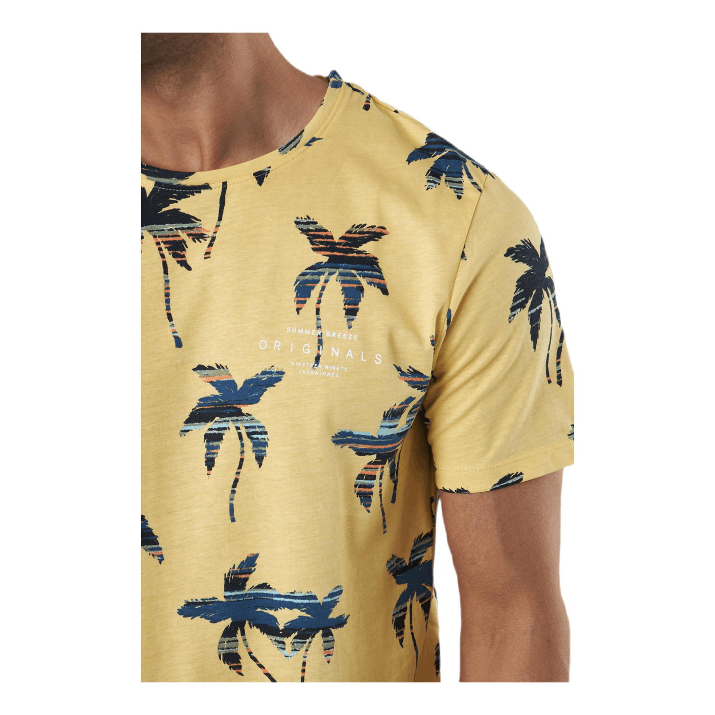 Hazy Aop Tee Ss Crew Neck Sahara Sun