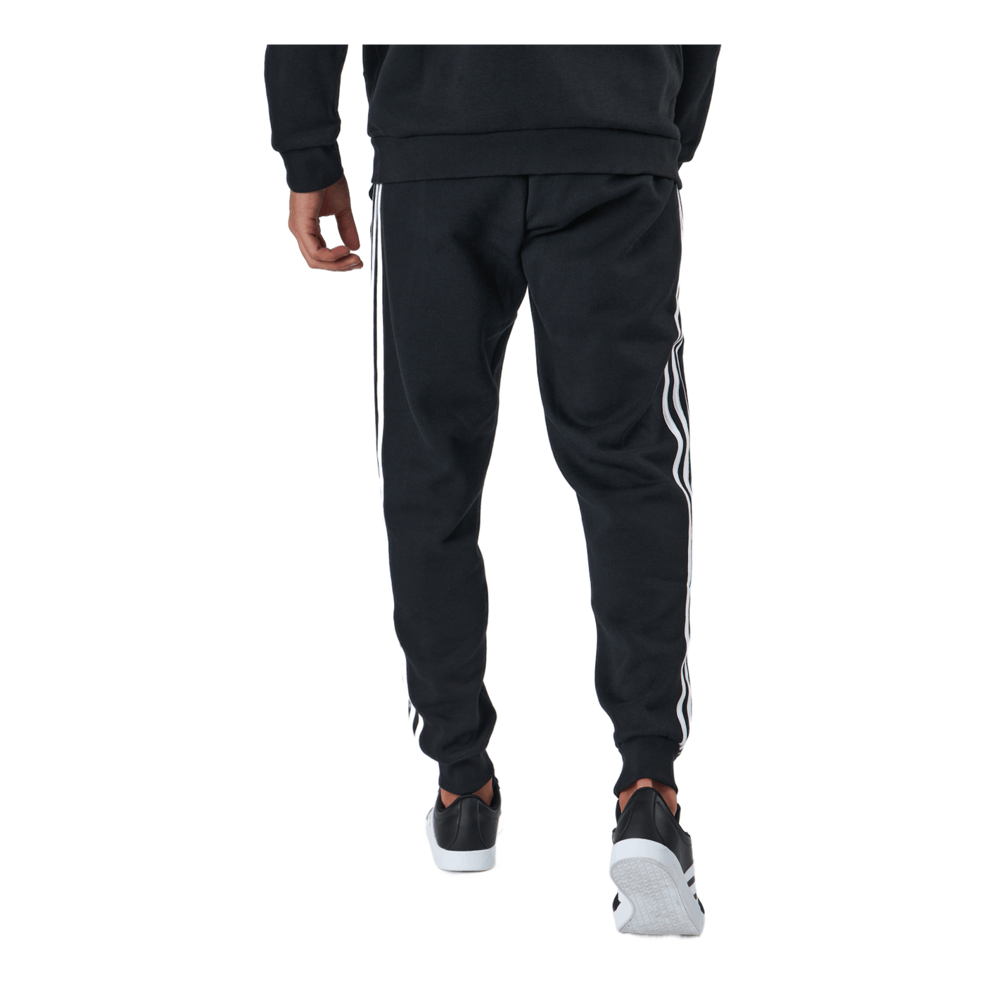 Essentials Slim  3 Stripes Pants Black / White