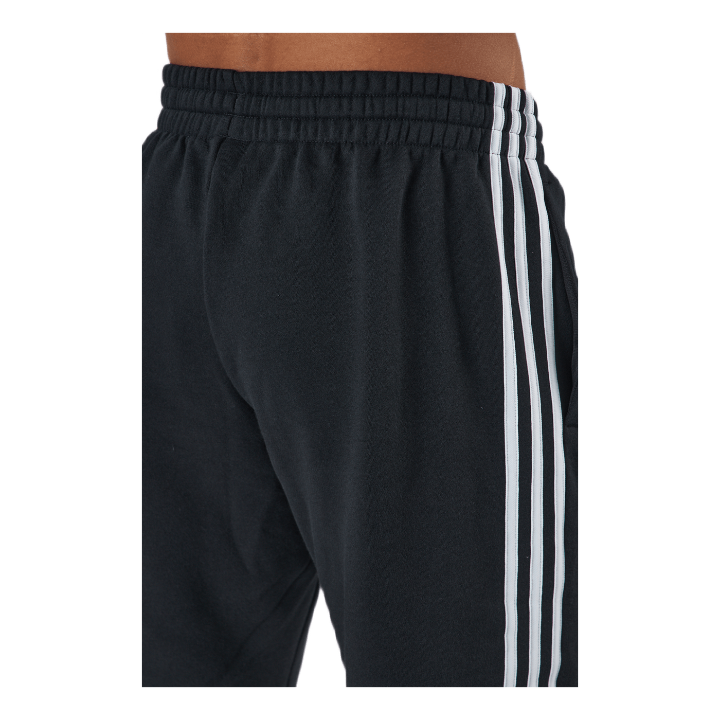 Essentials Slim  3 Stripes Pants Black / White