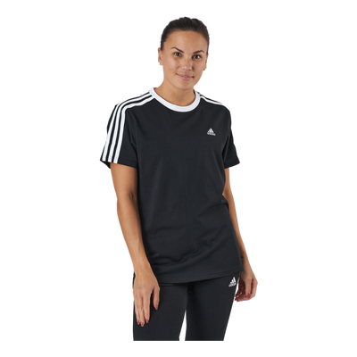 Essentials 3-Stripes T-Shirt Black / White