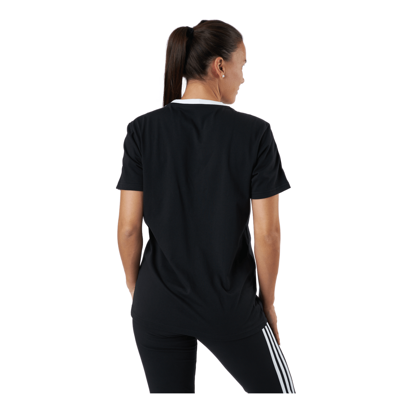 Essentials 3-Stripes T-Shirt Black / White