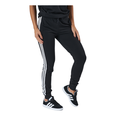 Essentials Single Jersey 3-Stripes Joggers Black