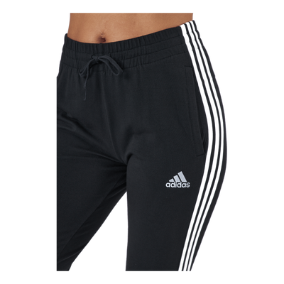 Essentials Single Jersey 3-Stripes Joggers Black