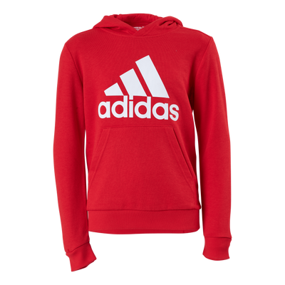 Adidas Boys Essentials Big Logo Hoodie Vivid Red / White