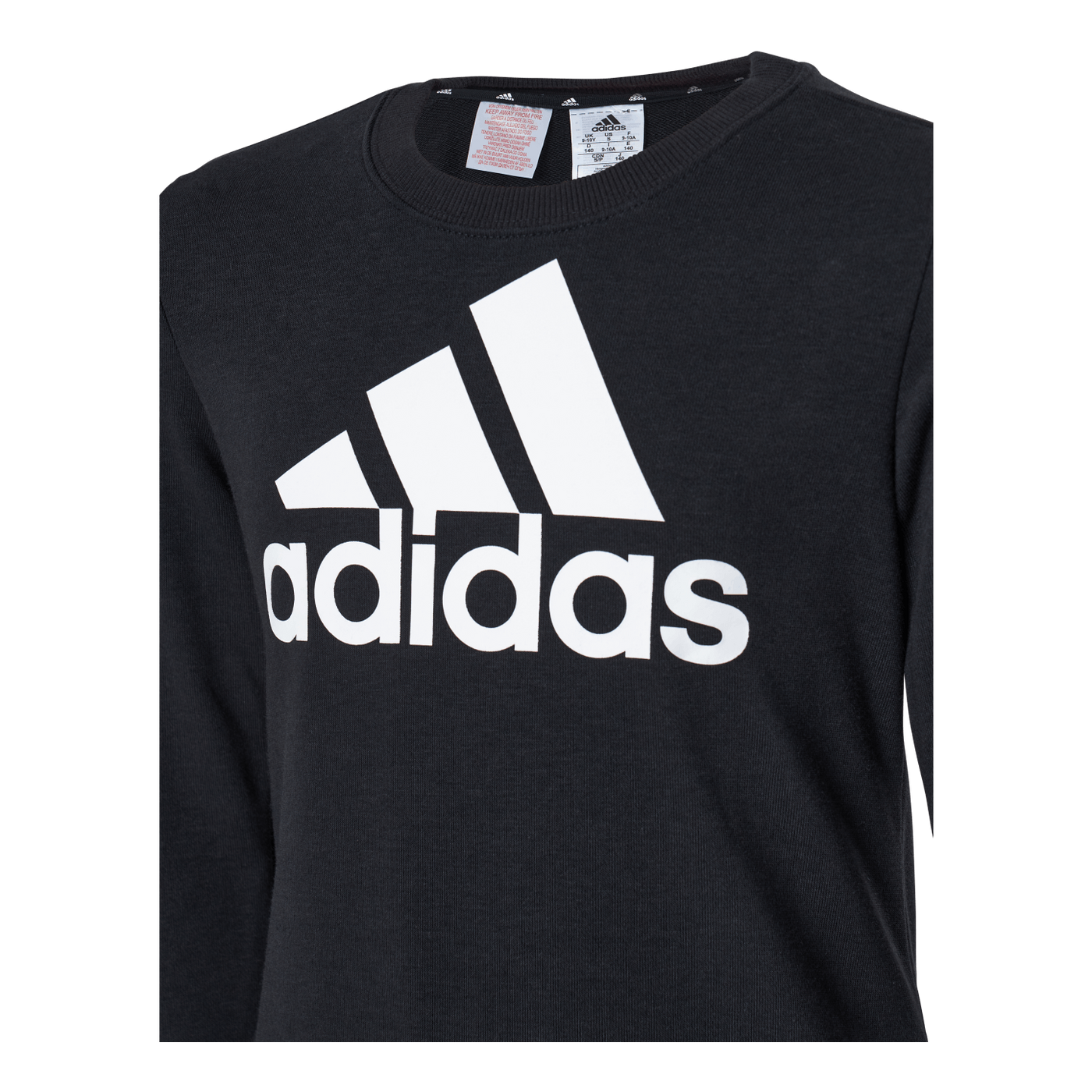 Adidas Girls Essentials Big Logo Sweatshirt Black / White