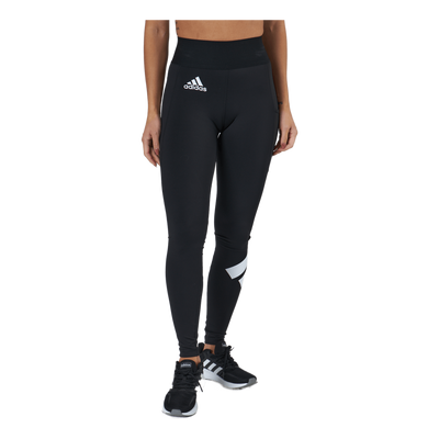 Techfit Long 3Bar Logo Tight Black / White