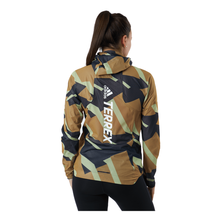 Terrex Agravic Graphic 2.5L Rain Jacket Mesa