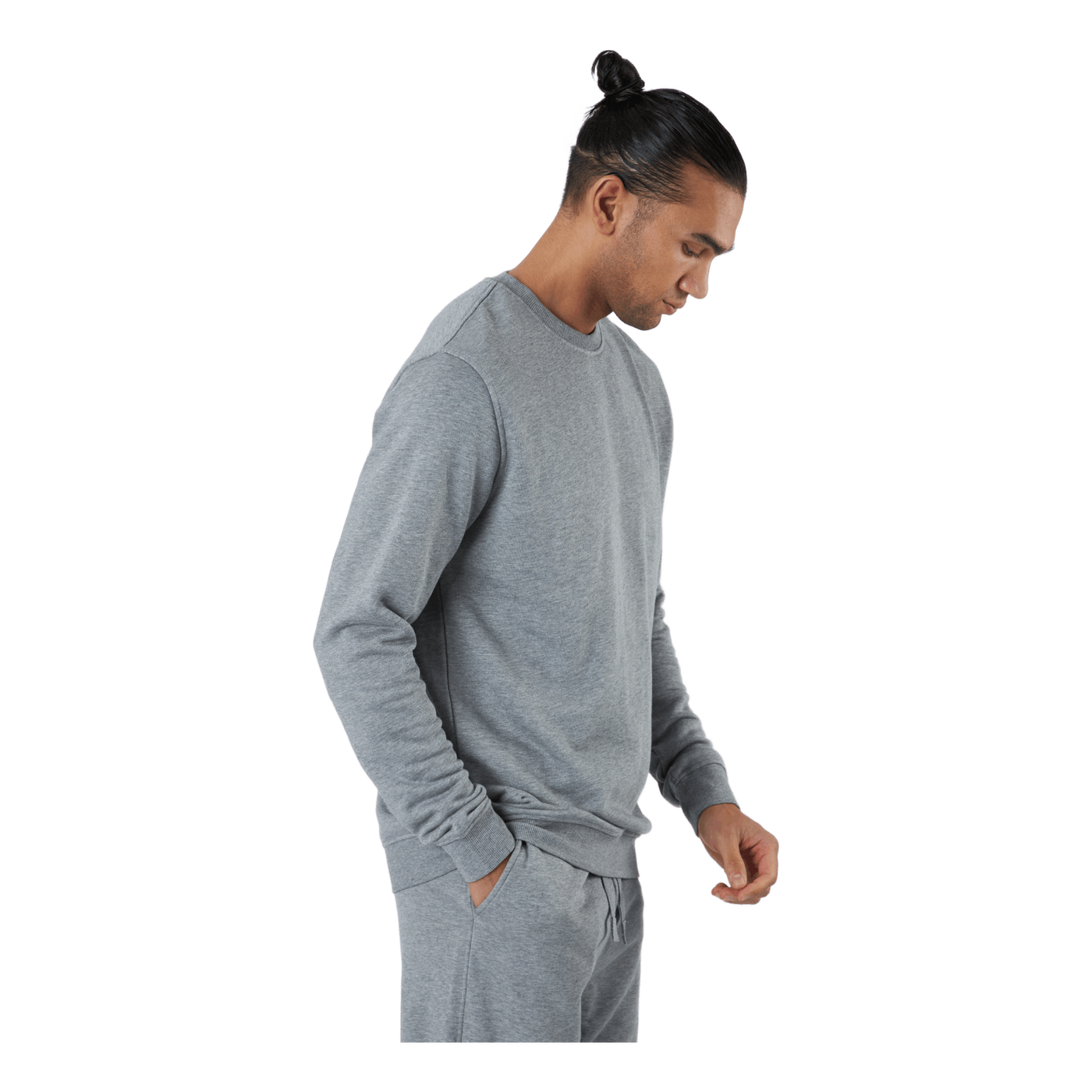 Sweatshirt Bamboo Grey Melange