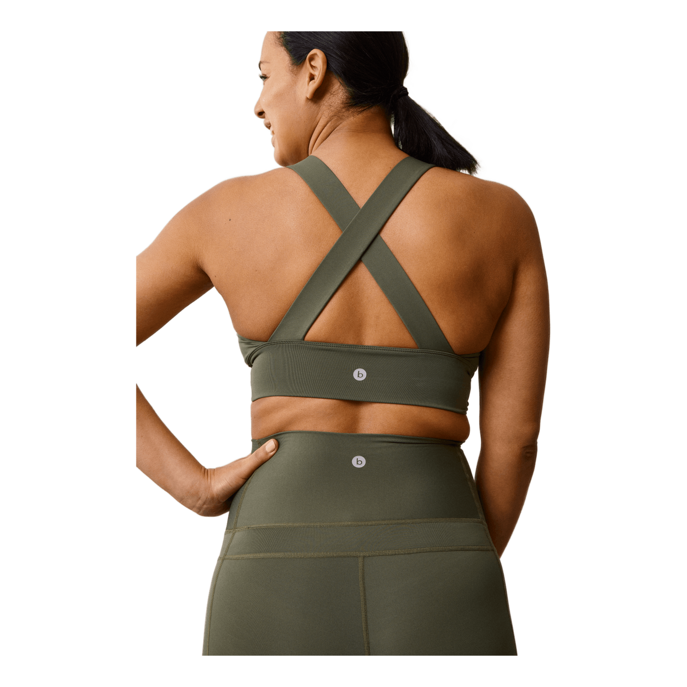 24/7 Flow Bra Pine Green