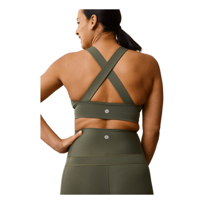 24/7 Flow Bra Pine Green