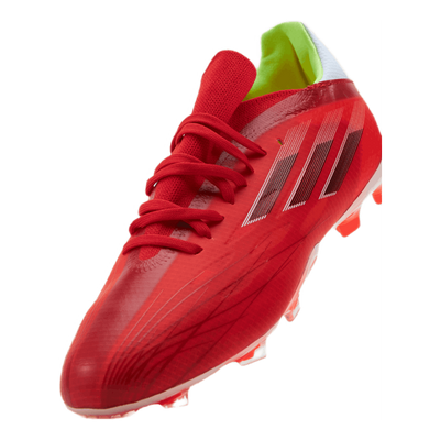 X Speedflow.1 Firm Ground Boots Red / Core Black / Solar Red