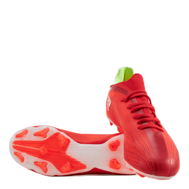 X Speedflow.1 Firm Ground Boots Red / Core Black / Solar Red