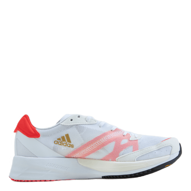 Adizero Adios 6 Tokyo Shoes Cloud White / Gold Metallic / Solar Red