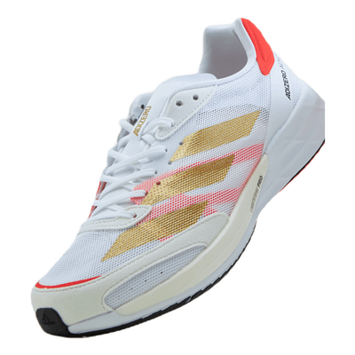 Adizero Adios 6 Tokyo Shoes Cloud White / Gold Metallic / Solar Red