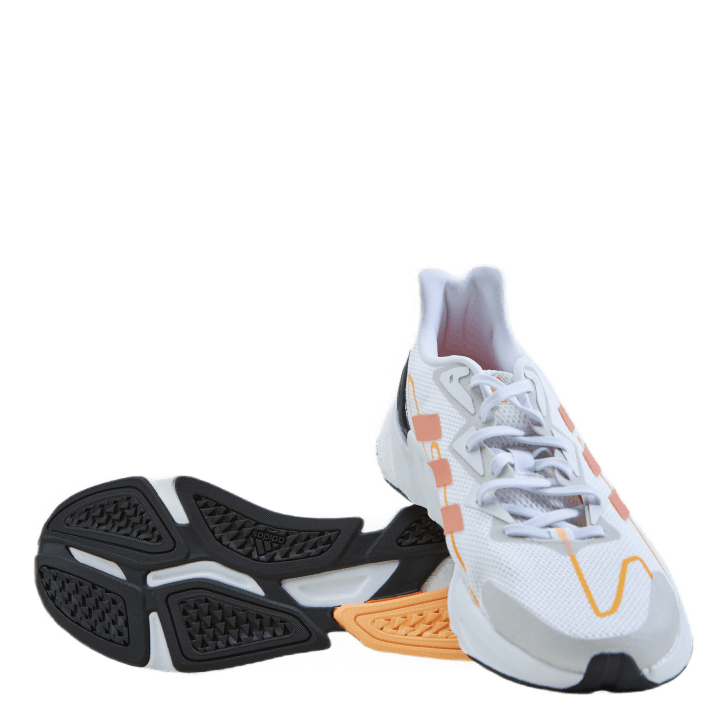 X9000L2 Shoes Cloud White / Ambient Blush / Acid Orange