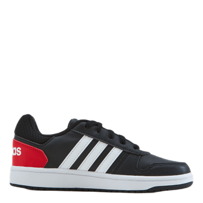 Hoops 2.0 Shoes Core Black / Cloud White / Vivid Red